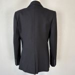 Paige Womens Chelsee Blazer Size L Black Stretch Suiting Work 2 Button Classic Photo 3
