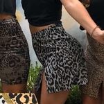 Motel Grey Leopard Print Skirt Photo 0