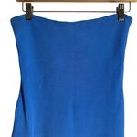 ALC Frank A.L.C. Dean Blue Strapless Knit A-Line Midi Dress Size Small Photo 5
