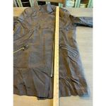 Womens‎ Asymmetrical Zip Up Coat Jacket Collared Long Sleeve Gray Size undefined Photo 10