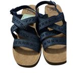 Daisy Fuentes New  SIZE 11  STRAPPY comfort sandal Black rhinestone accents Photo 1