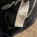 Maeve  Anthropologie Pants Womens 12 Wide Leg Black Flare High Rise Metallic Photo 3