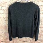 LNA  Waffle Lace Up Gray Sweater Photo 3