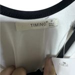 Timing NWT Y2K Vibe Sexy Slip White Black Dress Medium Photo 6