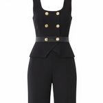 Boston Proper  Elegant Black Women's Jumpsuit Photo 3