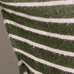 ZARA Striped Lightweight Long Sleeve Sweater Green and White Size Small Photo 4