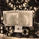 Alberto Makali  Black & White Lace Cropped Jacket Photo 7