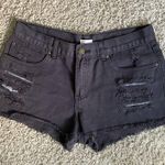 Billabong size 31 cutoff black denim jean shorts Photo 0