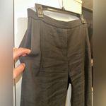 Theory  Sleek Flannel Treeca Pull On Pant In Black Photo 6