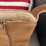 Brown Suede Western Ankle Boots Size 9 – Pointed Toe Cowboy Style Photo 6