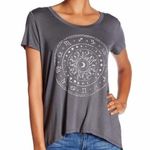 Project Social T  Womens Horoscope Short Sleeve Slub T-Shirt Grey Size Small Photo 0