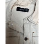 Treasure & Bond Women’s Beige 100% Cotton Jean Jacket Sz S Photo 3