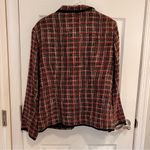 Sag Harbor Vintage  Red and‎ Black Tweed Blazer Photo 1