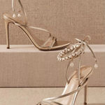 Sam Edelman  Womens Scarlette‎ Leather Ankle Wrap Evening Heels Shoes Size 8 Photo 0