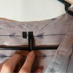 Maurice's Gray V-Neck Blouse with Arrow Pattern Photo 2