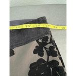 Liz Claiborne  Career Black Velvet Floral Pants‎ Women’s Size Large Photo 5
