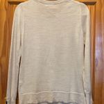 Charter Club  cream button sleeve Merino Wool Sweater S NWT Photo 3