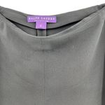 Ralph Lauren Purple Label Collection Silk Trouser Pant Side Stripe Black Size 12 Photo 9