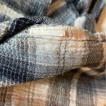 Lucky Brand Navy Plaid Button-Up Sleeveless Shirt Photo 6