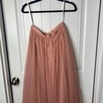 Revelry Skylar desert rose tulle maxi skirt size 4 wedding guest‎ formal spring Pink Photo 2