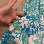 Lilly Pulitzer Lily Pulitzer blue floral romper small tassel Photo 2