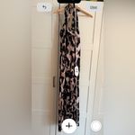 Diane Von Furstenberg NWT  X Target Halter Neutral Leopard Jumpsuit Size Small Photo 3