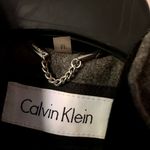 Calvin Klein dark grey dress coat high collar Photo 2