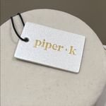 Piper K | Tigers Eye/Leopard Beaded Necklace Gold Photo 1