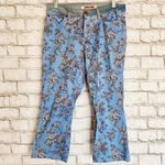 Jou Jou 355 Stretchy Cotton 3/4 Pants size 9 Blue Photo 0