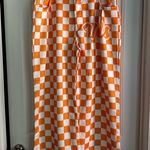 VOLS Checkerboard Pants Orange Size XXL Photo 0