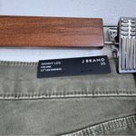 J Brand  NWT Skinny Leg Mid-Rise Pants in Jungle Green Size 25 Photo 4