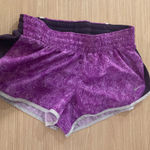 Nike  Running Shorts Large Purple Geometric Print Dri Fit Inner Lining Photo 0