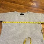 Forever 21  Gray Textured Knit Crewneck Long Sleeve Pullover Sweater Size Large Photo 2