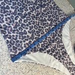 NWT Leopard Print One Piece Square Neck High Hip Swimsuit Pastel Purple Pink M Size M Photo 7