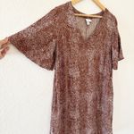 A New Day  Short Sleeved pocket Dress Size Medium A-Line Reptile Print Shift Photo 1