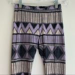 Divided by H&M Purple & Gray Aztec Print Leggings Photo 4