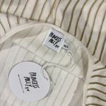 Princess Polly NWT White Gold Knit Backless Dress Size M/L Photo 5