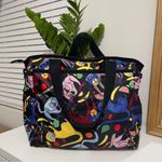 LeSportsac  rare RYAN baby tote carryon monkey printed bag shoulder crossbody Photo 5