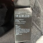 ALLSAINTS  Sweater Womens 4 Grey Black Drina Cardigan Asymmetric Wool Cotton Photo 3