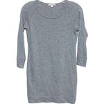 James Perse Standard  Gray Raglan Sweatshirt Dress Made USA Womens Small Photo 0