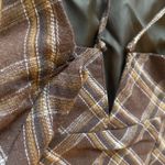 Plaid wool dress Brown Photo 4