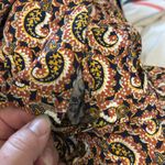 The East Order Paisley Alix Mini Dress Large Orange Photo 7