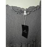 DEEPSELF Smocked Romper Ruffle Strap Sleeveless Casual‎ Jumpsuit XL Gray Photo 2