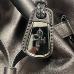 Cole Haan Y2K Vintage  Metallic Silver Leather Bucket Bag Photo 1