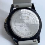 Timex  expedition women’s date watch 32mm black tone case gray silicone band runs Photo 4