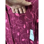 New Jenni Women XS Burgundy Super Soft Stretch intimates Sleep Dress Long Sleeve Purple Photo 1