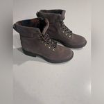 Born Codi Leather Lace Up Biker Moto Combat Boots New Women's size 9 M New Brown Photo 4