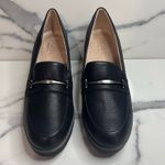 Naturalizer  Soul Black Round Toe Comfort Platform Wedge Achieve Loafer Sz 11W Photo 1