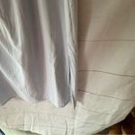 Jane Ashley Light Blue Linen-Cotton Blend Long Skirt size 3X Photo 2