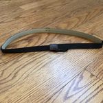 Ann Taylor  Faux Leather Brown Skinny Belt Women's Size M/L Photo 2